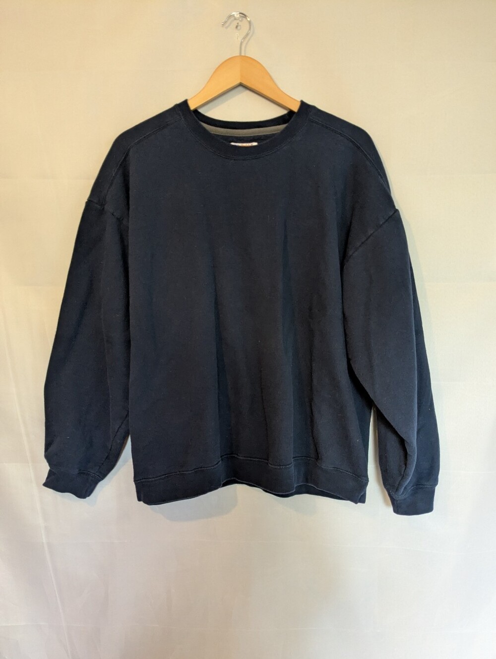 Gildan Premium Cotton Solid Blank Crewneck Sweatshirt Navy Blue 2XL XXL